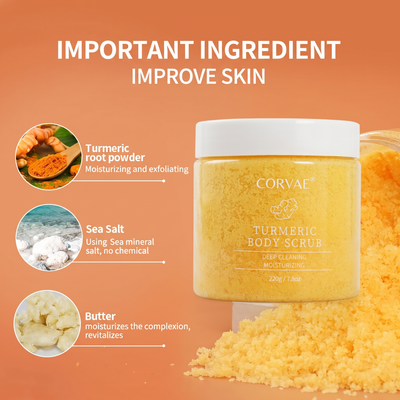 Corvae Turmeric Exfoliating Body Scrub